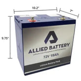 Allied Lithium 72V 18AH 30AMP - 72V Golf Cart Battery